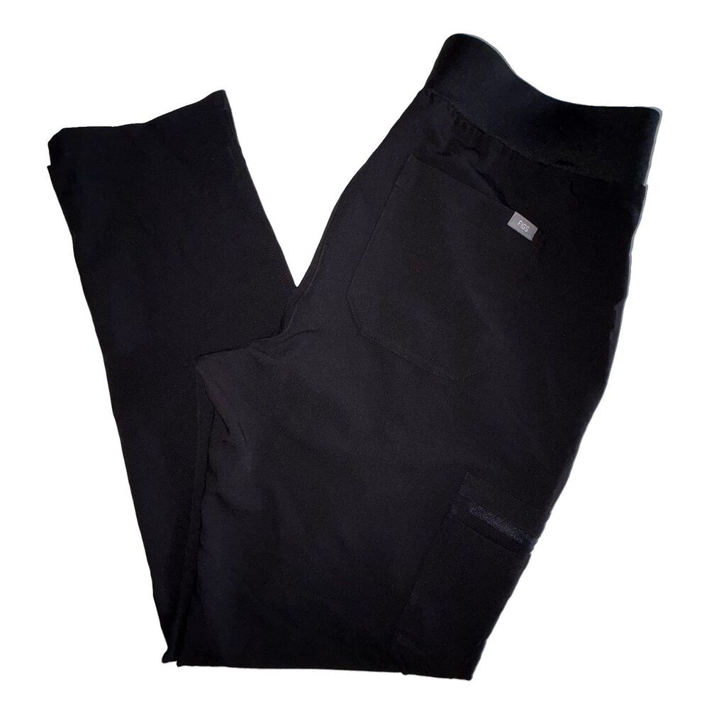 FIGS Scrub Tactical Collection Pants Black Size Large Tall